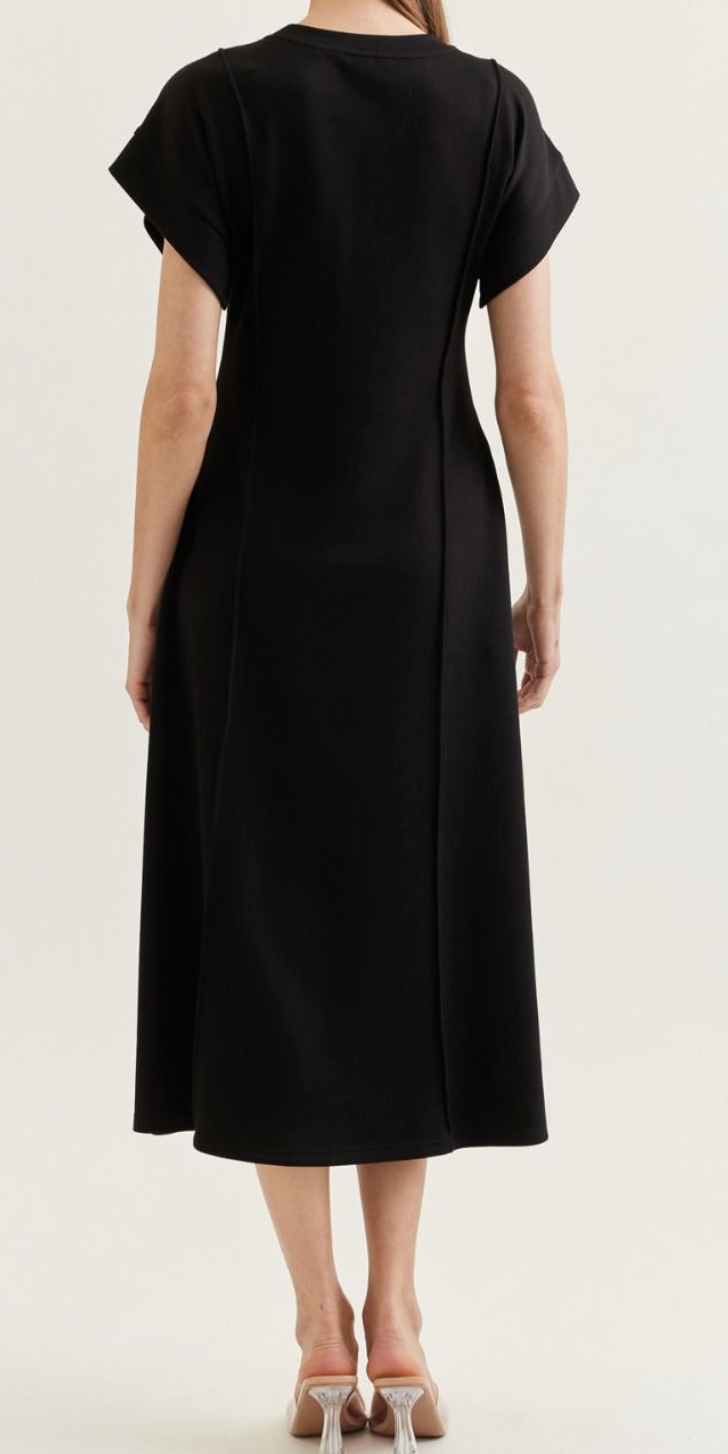 Panel Midi Dress