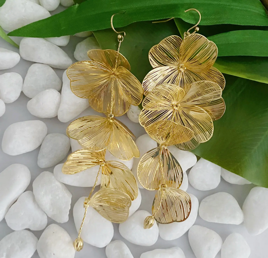 Flower Drop Earrings
