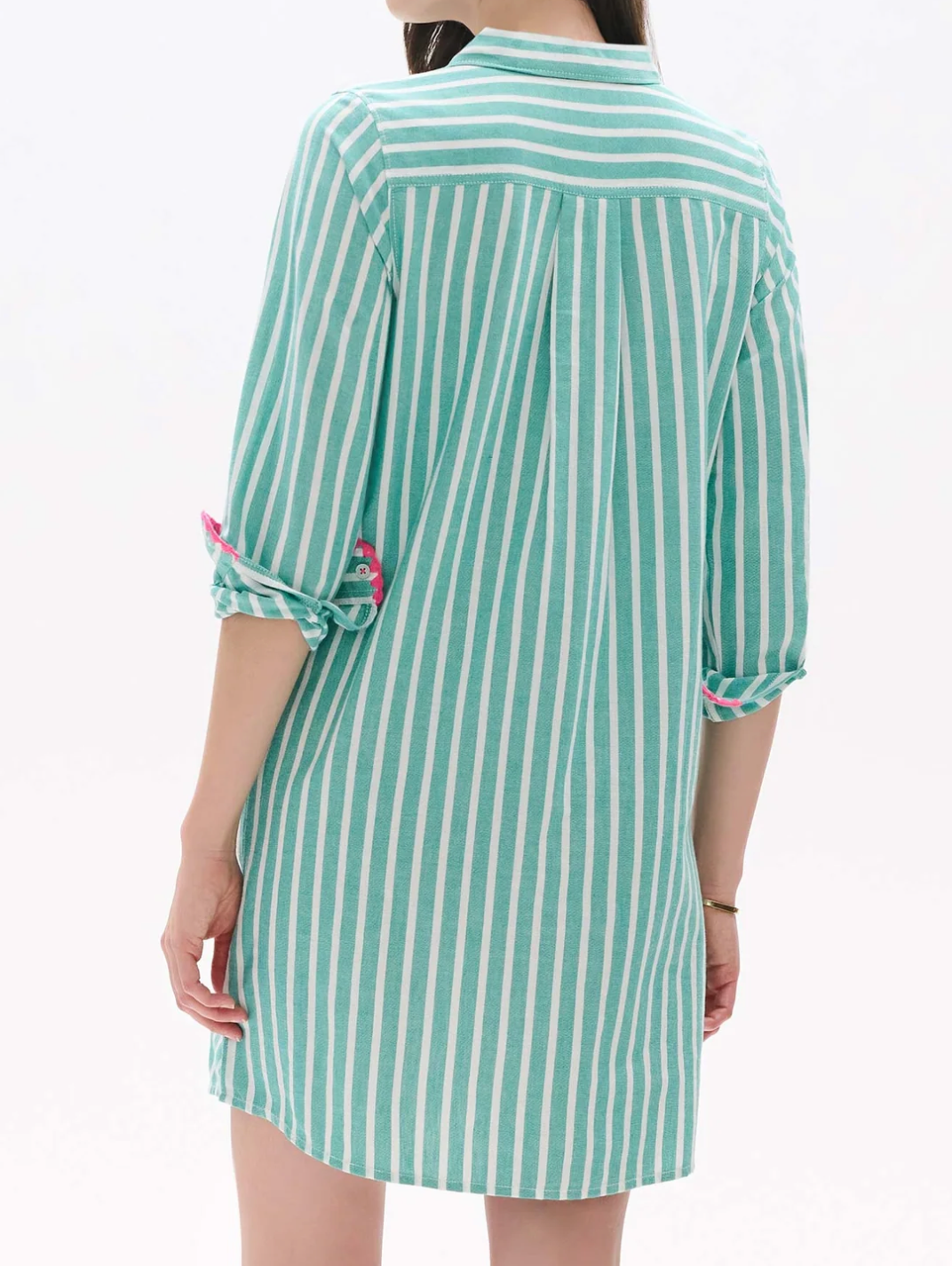 Striped Shirt Dress