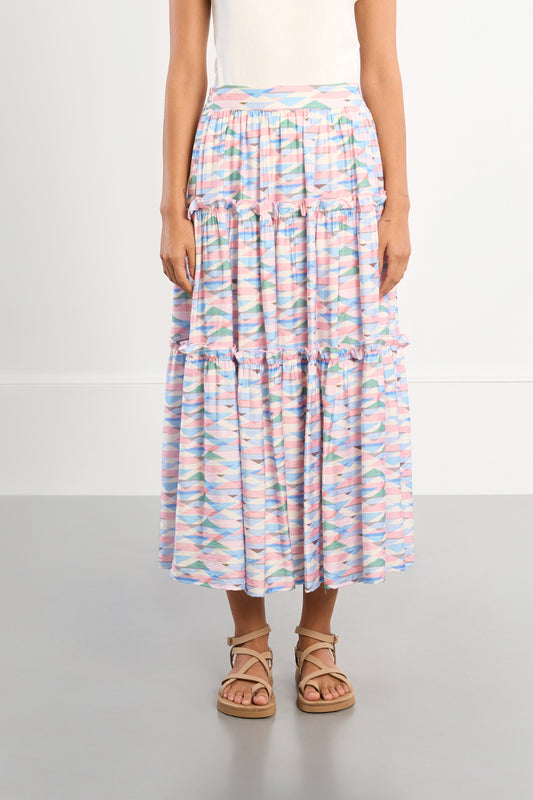 Pastel Mountain Skirt