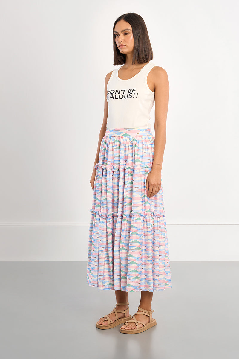 Pastel Mountain Skirt