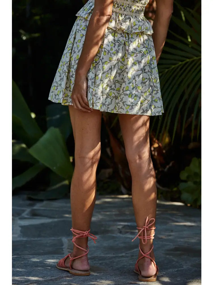 Lemon Mini Skort