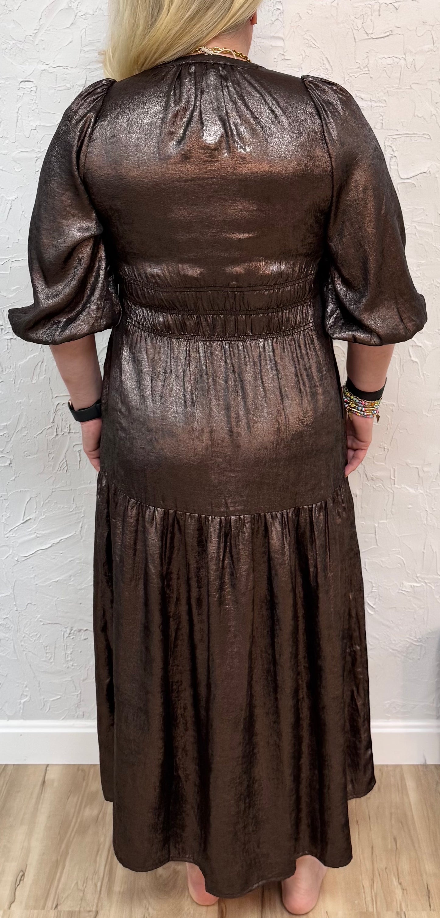 Shimmer Midi Dress