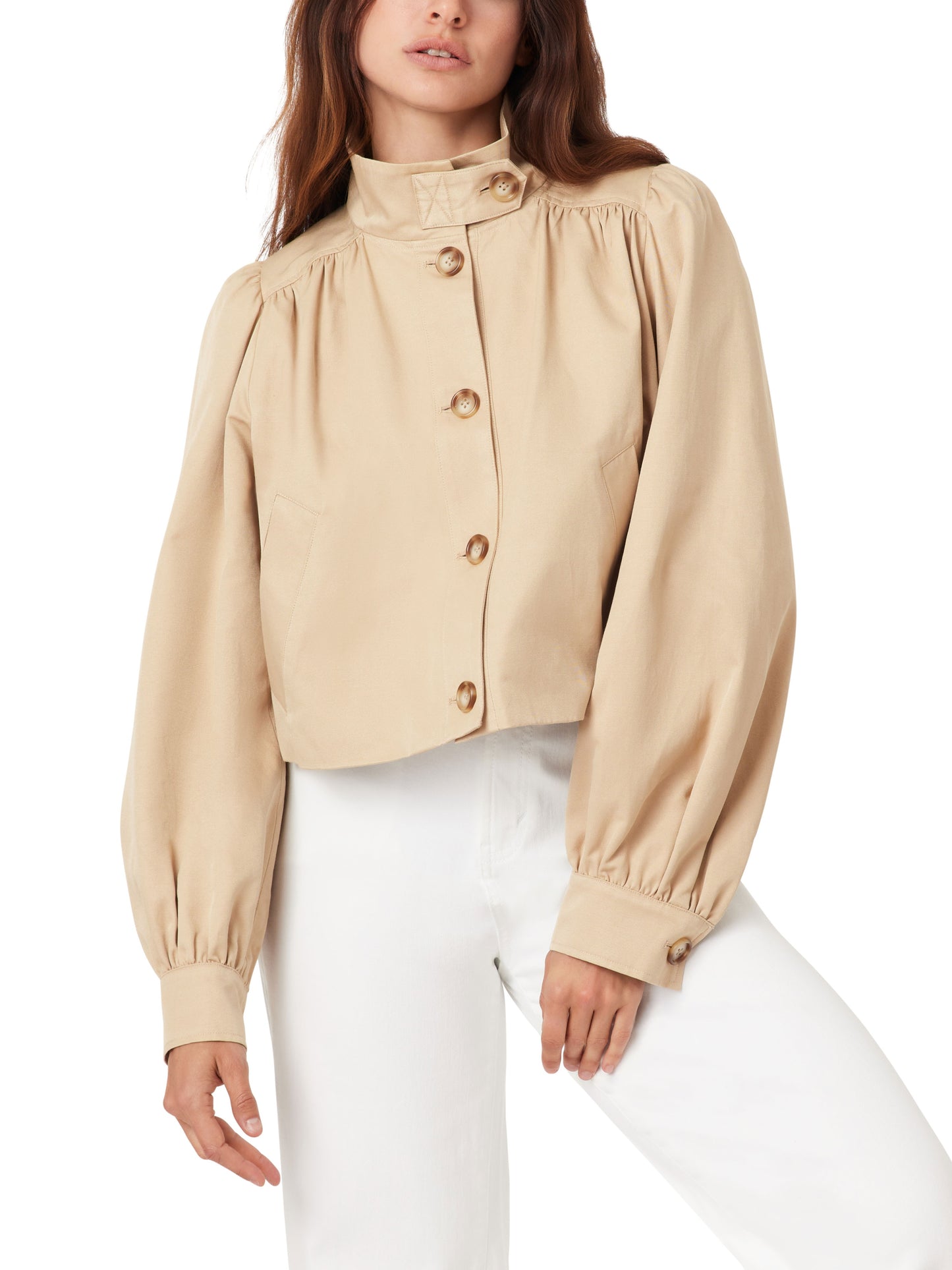 Cropped Swing Jacket