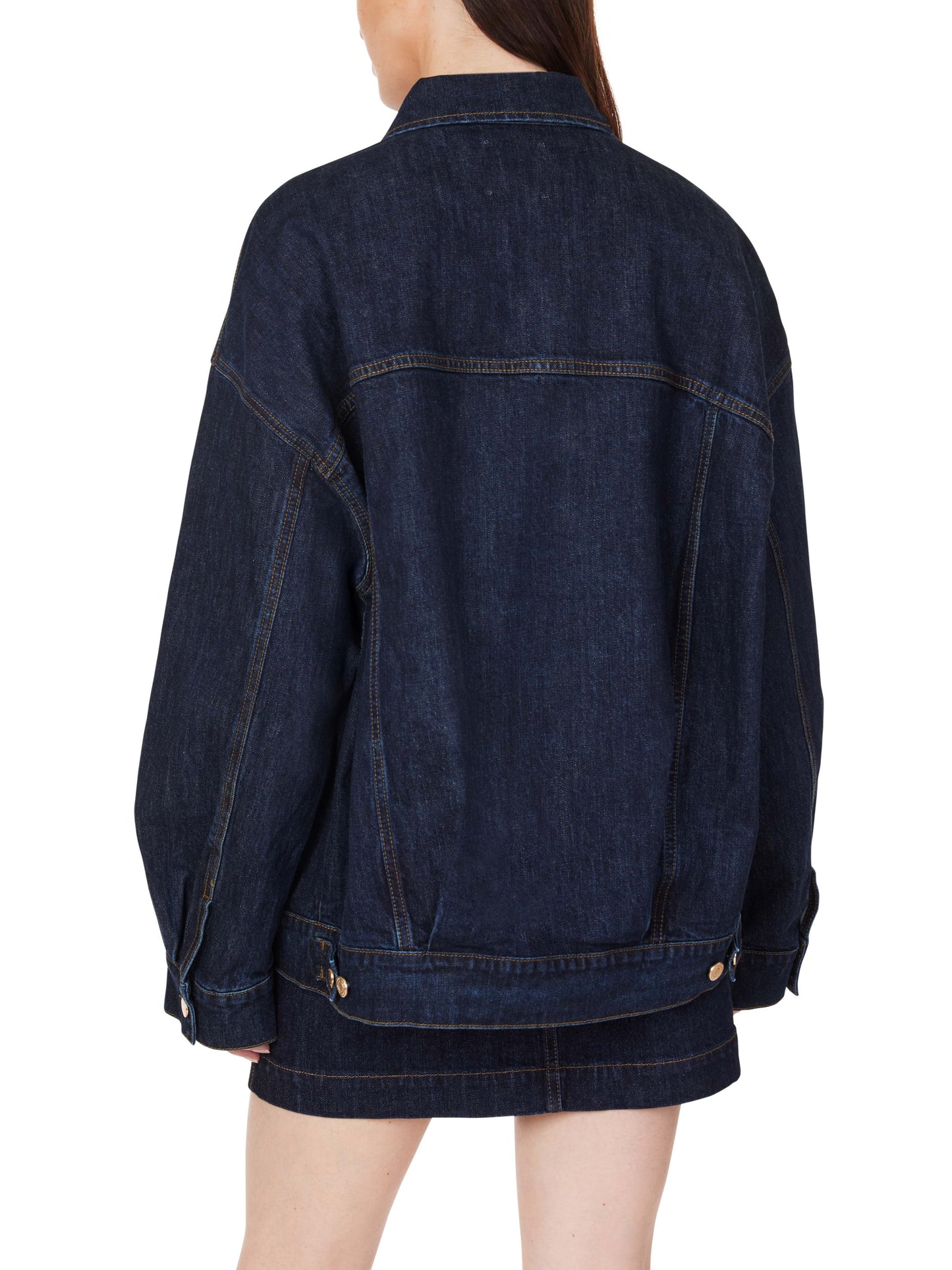 Oversized Dark Denim Jacket