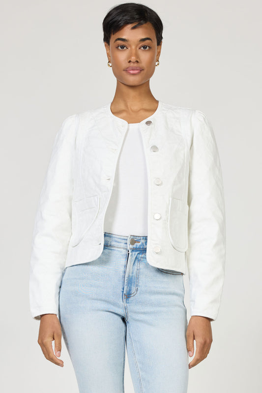 Quilted Denim Jacket
