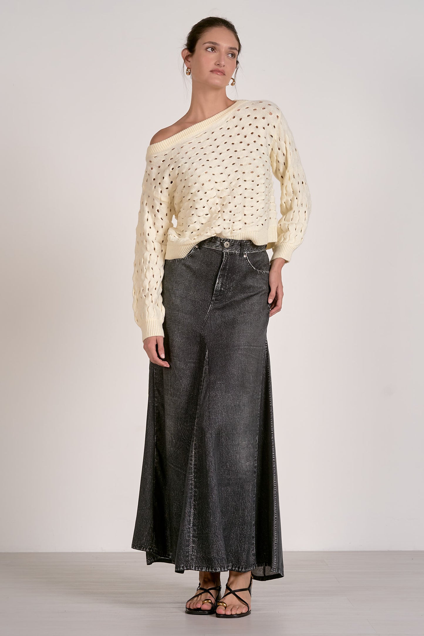Open Knit Sweater